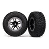 Traxxas 5883 Tyre and Wheel Assembly Glued (SCT) 2pcs