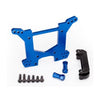 Traxxas 6738X Shock Tower Rear 7075-T6 Aluminium Blue-Anod (1)/ Body Mount Bracket (1)