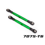 Traxxas 6742G Toe links 7075-T6 Aluminium Tubes 87mm with Rod Ends Green