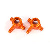 Traxxas 6837A Left and Right Steering Blocks 6061-T6 Aluminium Orange