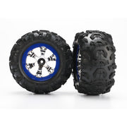 Traxxas 7274 Tyres/Wheels Assembled Blue Beadlock 1/16 Summit