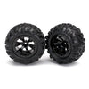 Traxxas 7277 Tires and Wheels Assembled Geode Black Beadlock Style Wheels Canyon At Tires 1 Left 1 Right