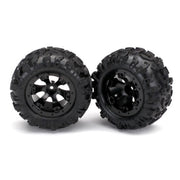 Traxxas 7277 Tires and Wheels Assembled Geode Black Beadlock Style Wheels Canyon At Tires 1 Left 1 Right