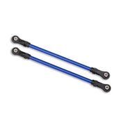 Traxxas 8142X Poweder Coated Steel Rear Upper Suspension Links 5 x 115mm Assembled Blue 2pc for 8140X