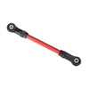 Traxxas 8144R Powder Coated Steel Front Upper Suspension Link 5 x 68mm Assembled Red for 8140R