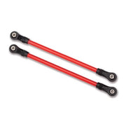 Traxxas 8145R Powder Coated Steel Rear Lower Suspension Links Assembled 2pc Red for 8140R