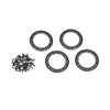 Traxxas 8168T Aluminium Beadlock Rings 2.2 inch Black 4pc