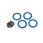 Traxxas 8168X Aluminium Beadlock Rings 2.2 inch Blue 4pc