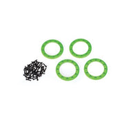 Traxxas 8169G Aluminium Beadlock Rings 1.9 inch Green 4pc