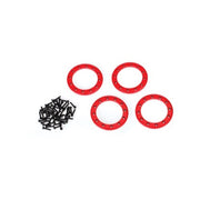 Traxxas 8169R Aluminium Beadlock Rings 1.9 inch Red 4pc