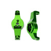 Traxxas 8232G 6061-T6 Aluminium Caster Blocks Green Left and Right