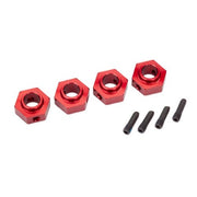 Traxxas 8269R 6061-T6 Aluminium Wheel Hubs 12mm Hex Red 4pc