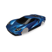 Traxxas 8311A Ford GT Body Decals Applied includes Tail Light and Exhaust Tip Blue