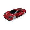 Traxxas 8311R Ford GT Body Decals Applied includes Tail Light and Exhaust Tip Red