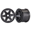 Traxxas 8671 3.8in 17mm Splined Wheels 2pc Black