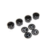 Traxxas 8873 Center Caps Mercedes-Benz G 500 Wheel Black 4pc (requires 8255A)