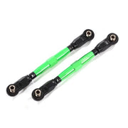 Traxxas 8948G Toe Links Front Tubes Green Anodized 7075-T6 Aluminum 88mm 2pc