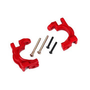 Traxxas 9032R Caster blocks (c-hubs) Left and Right Extreme Heavy Duty Red (for use with 9080)