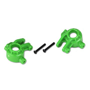 Traxxas 9037G Extreme Heavy Duty Steering Blocks Left and Right Green (for use with 9080)