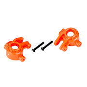 Traxxas 9037T Extreme Heavy Duty Steering Blocks Left and Right Orange (for use with 9080)