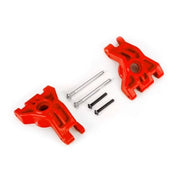 Traxxas 9050R Rear Stub Axle Carriers Left and Right Extreme Heavy Duty Red (for use with 9080)