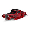 Traxxas 9335R Factory Five 1935 Hot Rod Truck Body Complete Painted with Decals Applied Red