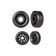 Traxxas 9461 Wheelie Bar Wheels Black 26mm 2pc 18mm 2pc