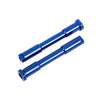 Traxxas 9525 Bellcrank Posts Steering Aluminium Blue Anodised