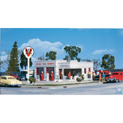 Walthers Als Victory Service Gas Station -Kit- 4x6x2-1/16in 10x15x5.8cm