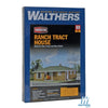 Walthers 933-3777 HO Ranch Tract House Kit