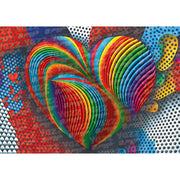 Yazz Puzzle 3824 Rainbow Heart 1000pc Jigsaw Puzzle