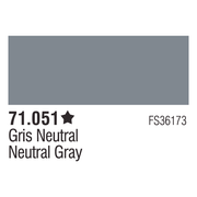 Vallejo 71051 Model Air 51 17ml Neutral Grey Paint