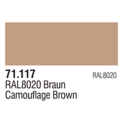 Vallejo 71117 Model Air 117 17ml Camouflage Brown