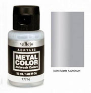 Vallejo 77716 Metal Color Semi Matte Aluminium 32ml