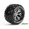 Louise 3202C MT-Pioneer Tyre On Chrome Rim 0 Offset