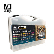 Vallejo 80260 Wizkids Basic Starter Case Acrylic Paint Set 40 Color Set